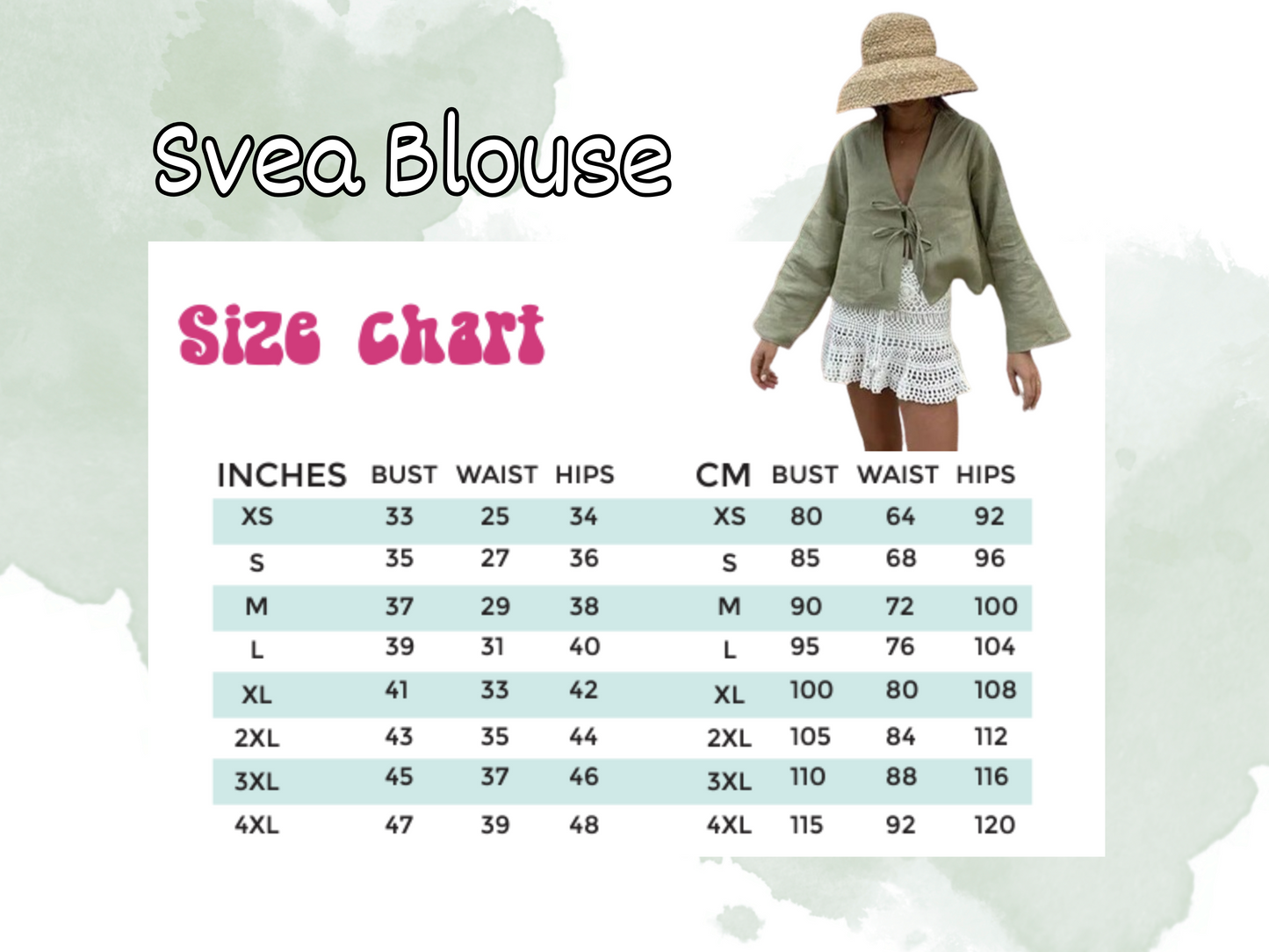 Sewing Pattern Svea Blouse