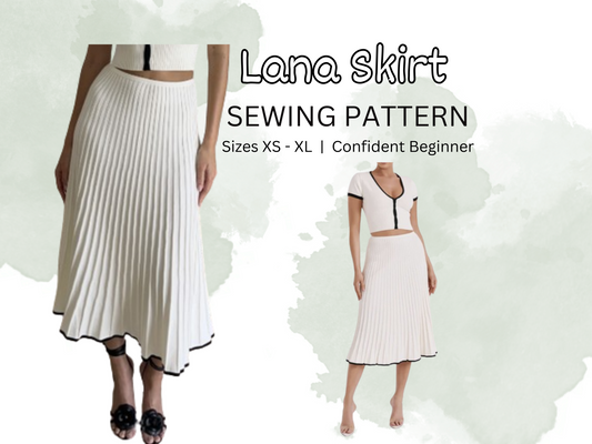 Sewing Pattern Luna Skirt
