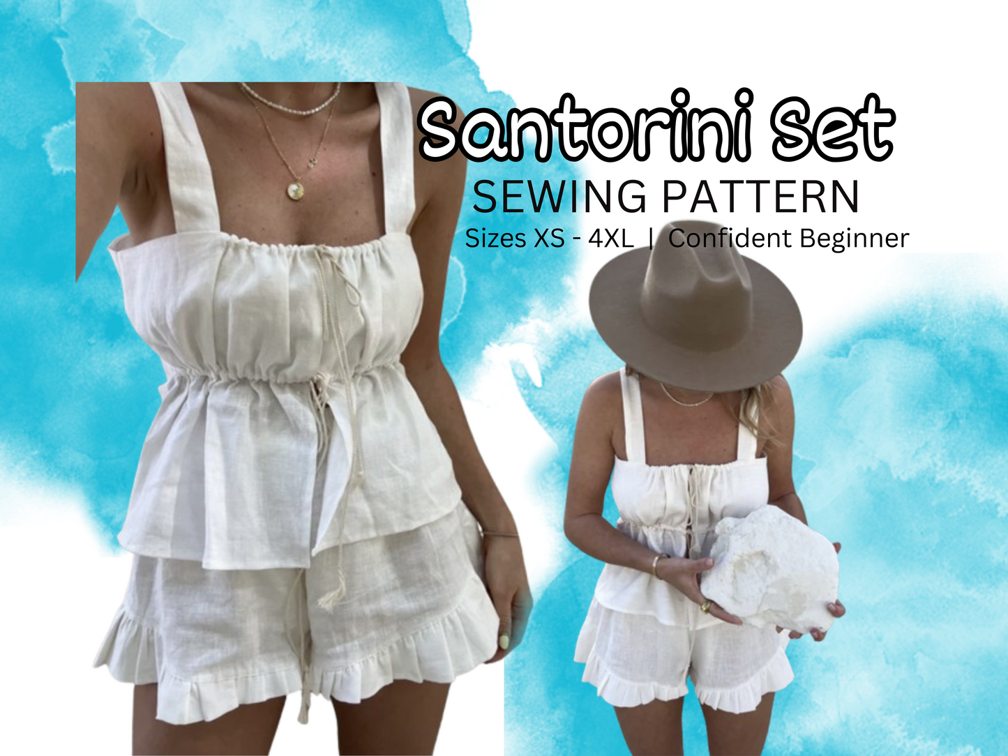 Sewing Pattern Santorini Set