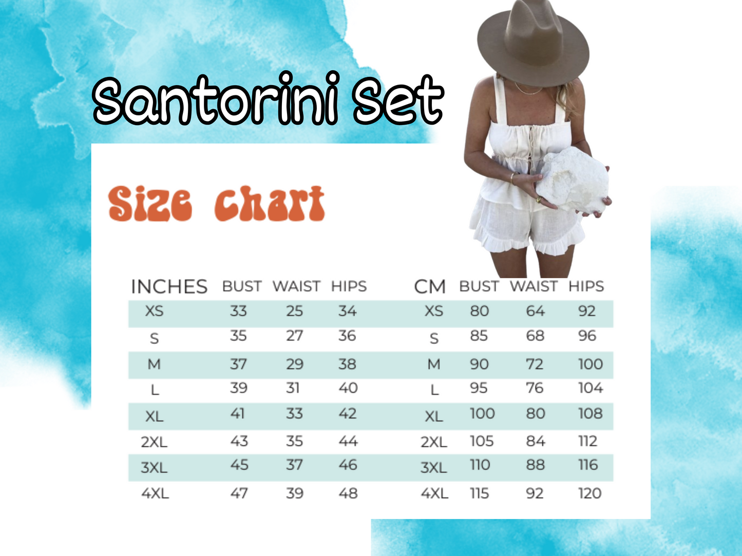 Sewing Pattern Santorini Set